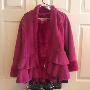 Hooded girl coat/jacket wear once